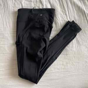 Lululemon black running leggings